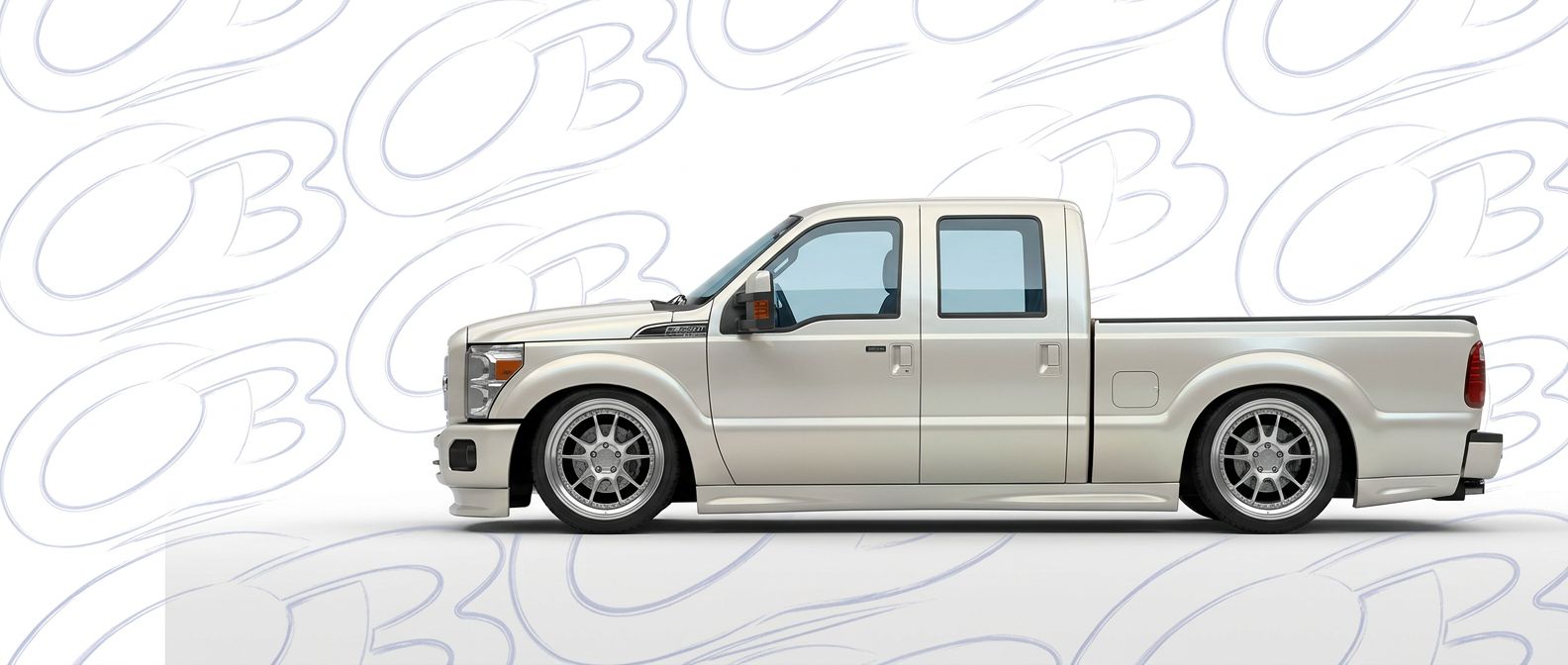 Front-angle view of 2014 Ford F-250 Super Duty 2014 - Durable and stylish exterior enhancement.