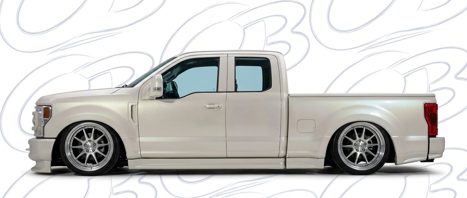 Top-tier 2020 Ford F-250 Super Duty 2020 featuring a high-gloss finish and carbon fiber weave.