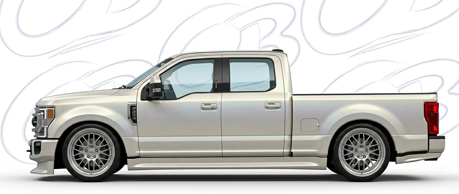 Aggressive 2022 Ford F-250 Super Duty 2022 styling to enhance your vehicle's aesthetic.