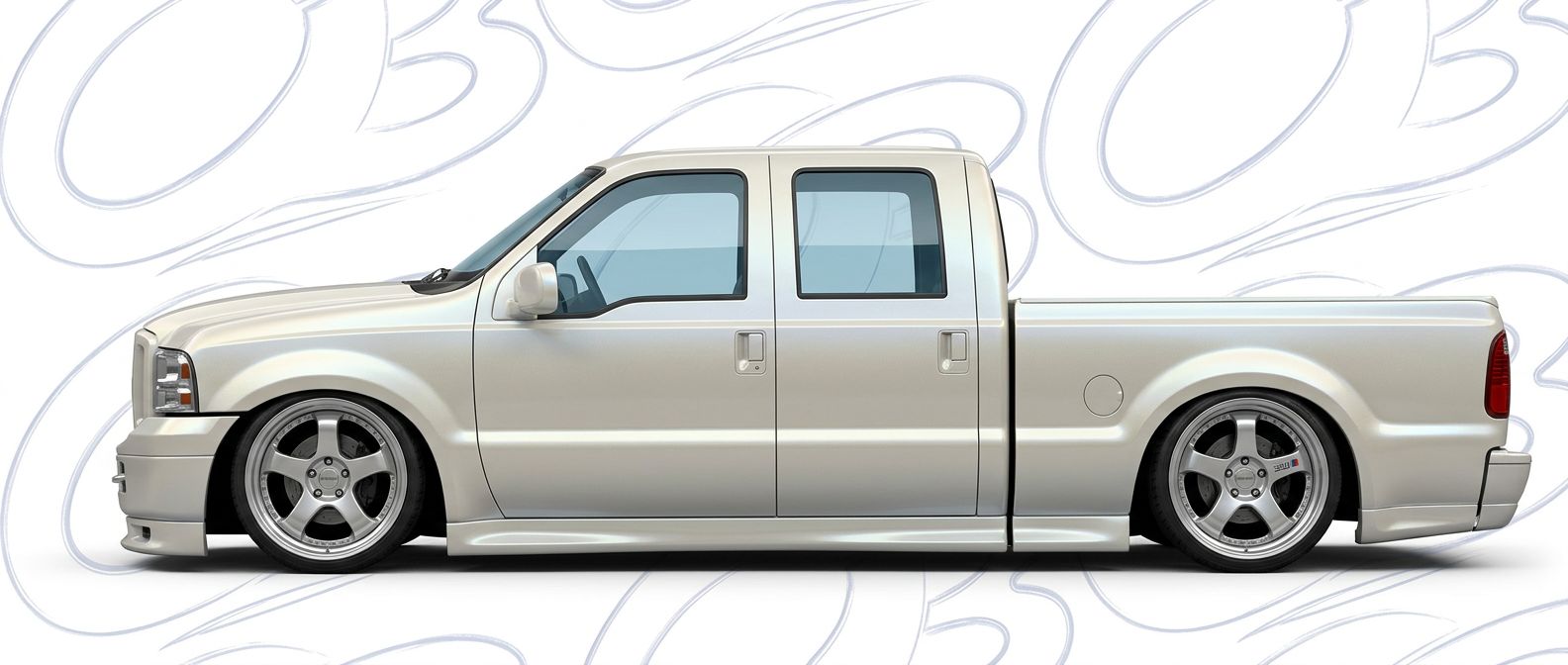 Custom 2007 for 2007 Ford F-350 - Premium aerodynamic automotive body parts.
