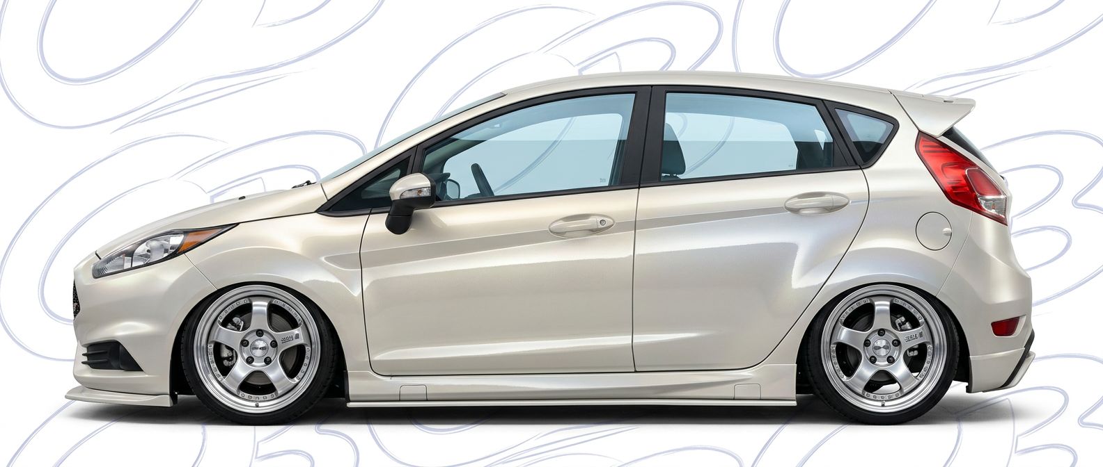 Front-angle view of 2016 Ford Fiesta 2016 - Durable and stylish exterior enhancement.