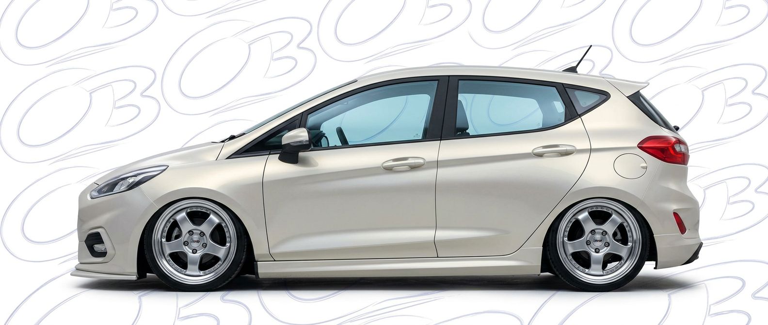 Professional automotive photography of a  Ford Fiesta with high-fidelity Fiesta.