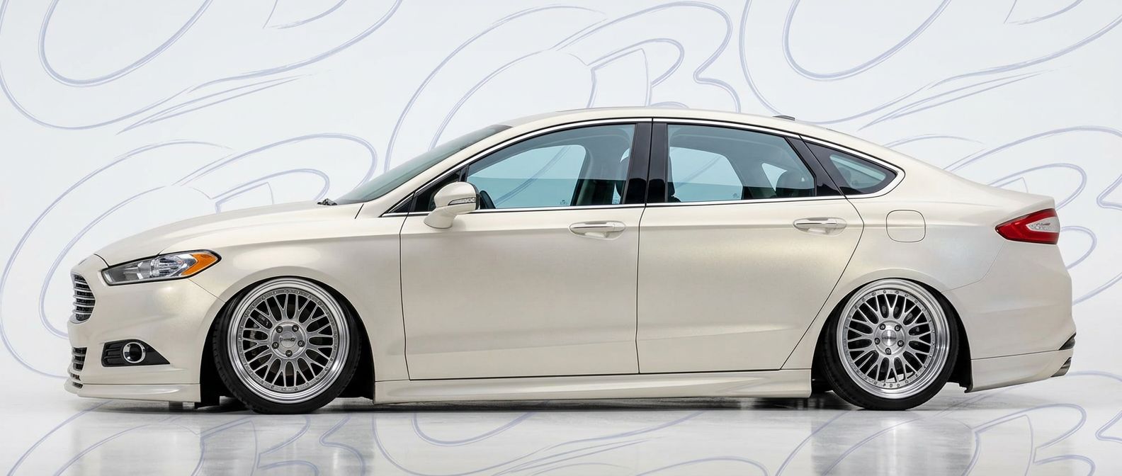 Professional automotive photography of a 2016 Ford Fusion with high-fidelity 2016.