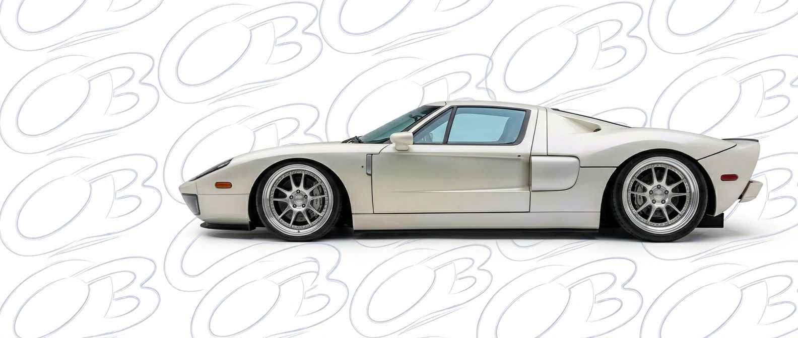 Detailed view of 2014 Ford GT 2014 featuring lightweight, durable construction.