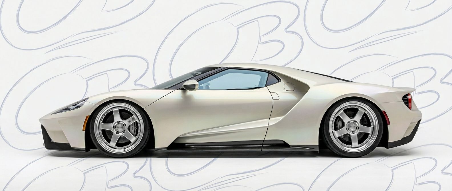 Detailed view of 2018 Ford GT 2018 featuring lightweight, durable construction.