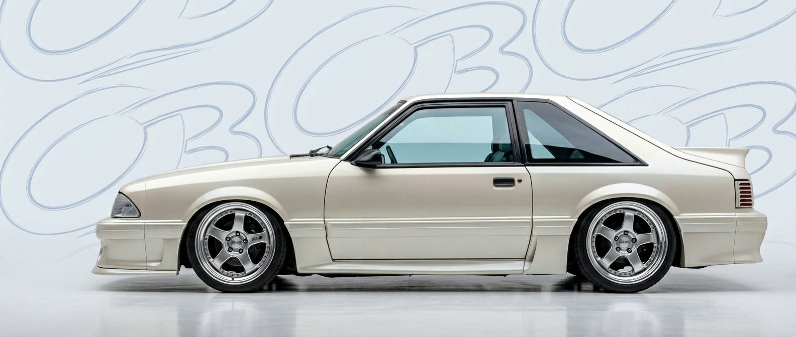 Custom 1993 for 1993 Ford Mustang - Premium aerodynamic automotive body parts.