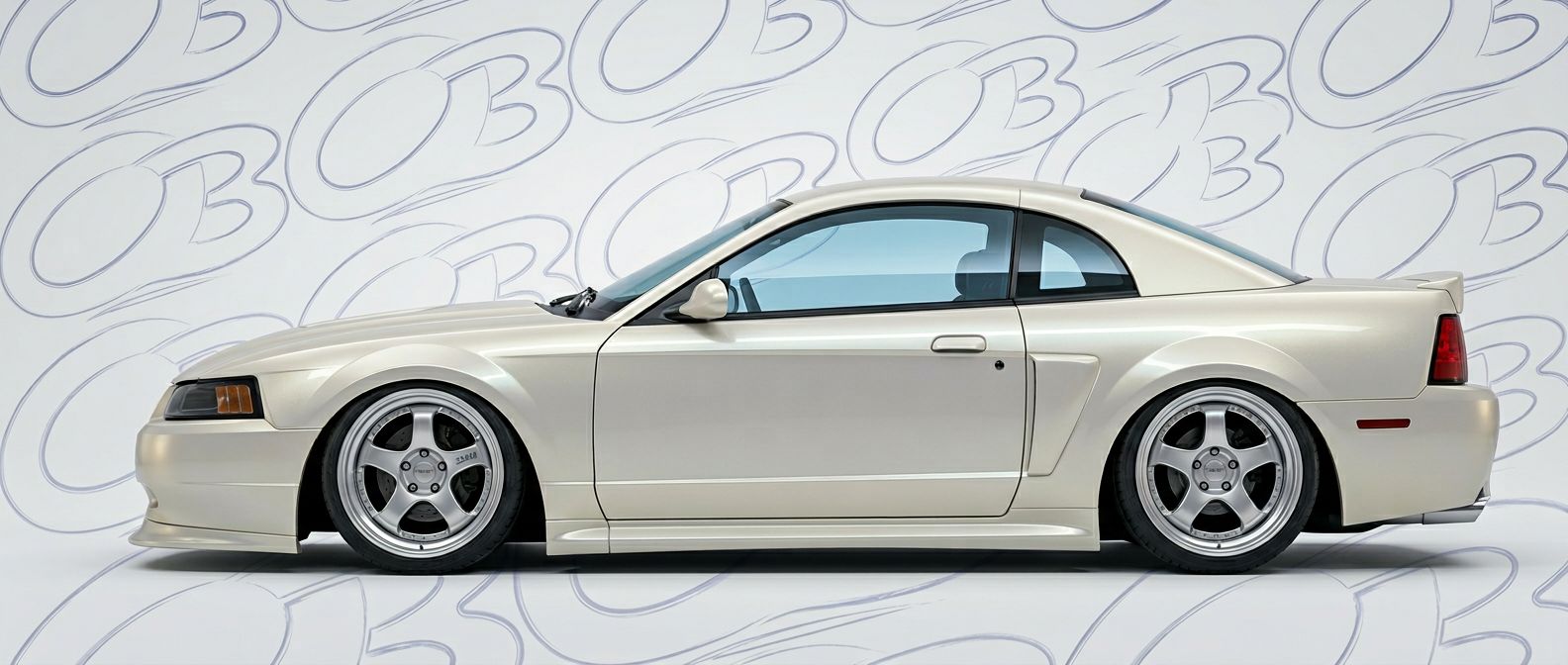 Front-angle view of 2000 Ford Mustang 2000 - Durable and stylish exterior enhancement.