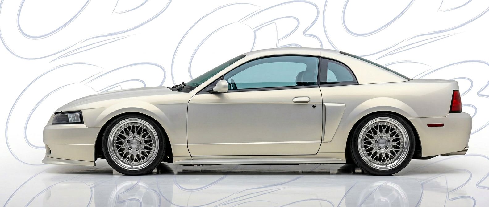 Aerodynamic 2002 Ford Mustang 2002 - Sleek design for enhanced vehicle styling.