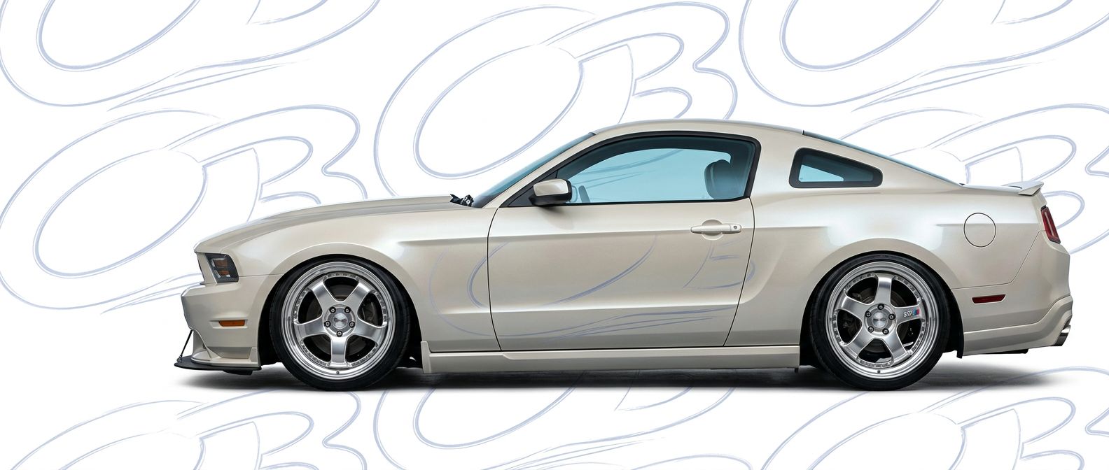 Aerodynamic 2010 Ford Mustang 2010 - Sleek design for enhanced vehicle styling.