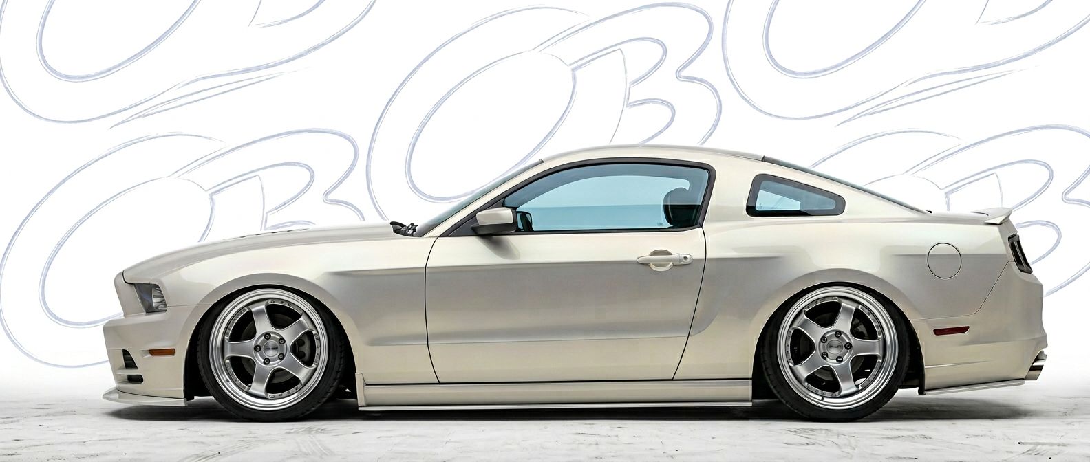 Aerodynamic 2014 Ford Mustang 2014 - Sleek design for enhanced vehicle styling.