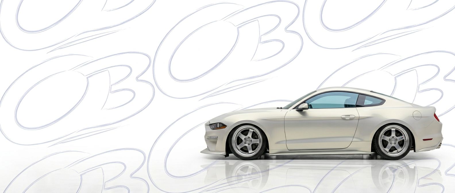 Front-angle view of 2019 Ford Mustang 2019 - Durable and stylish exterior enhancement.