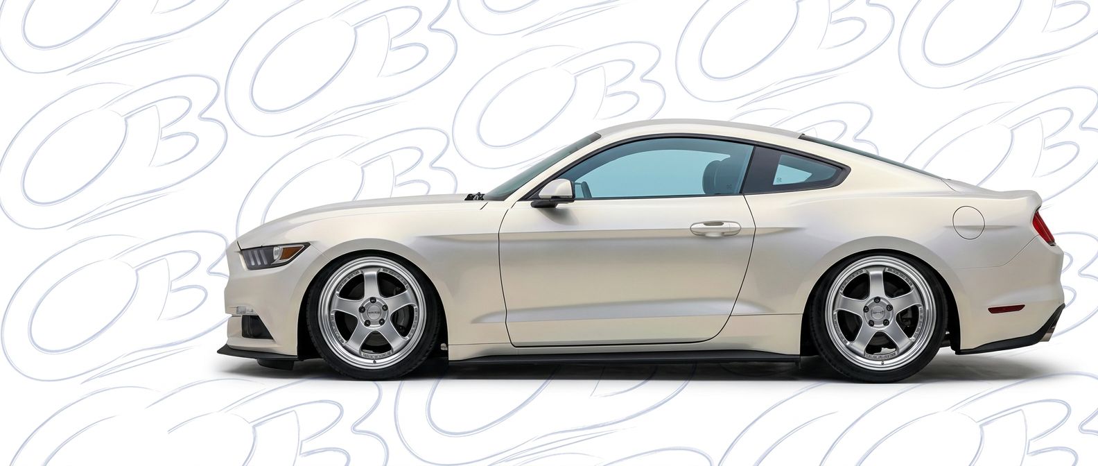 Front-angle view of  Ford Mustang Mustang - Durable and stylish exterior enhancement.