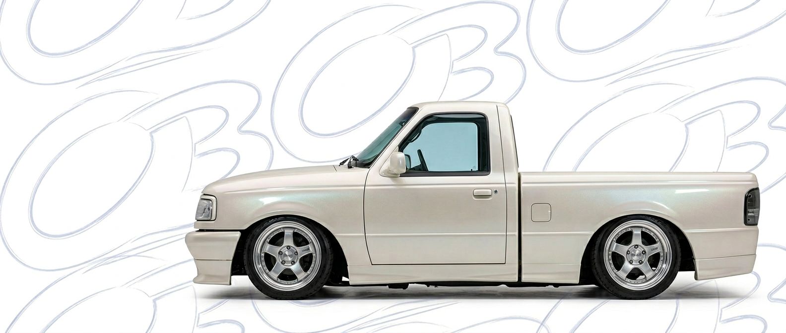 Front-angle view of 1993 Ford Ranger 1993 - Durable and stylish exterior enhancement.
