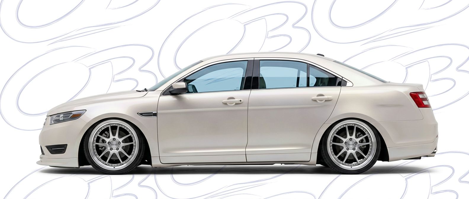 Top-tier 2014 Ford Taurus 2014 featuring a high-gloss finish and carbon fiber weave.