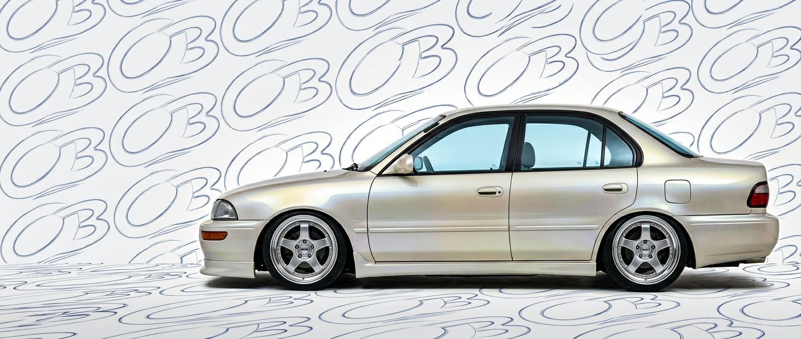 Professional automotive photography of a 1994 GEO Prizm with high-fidelity 1994.