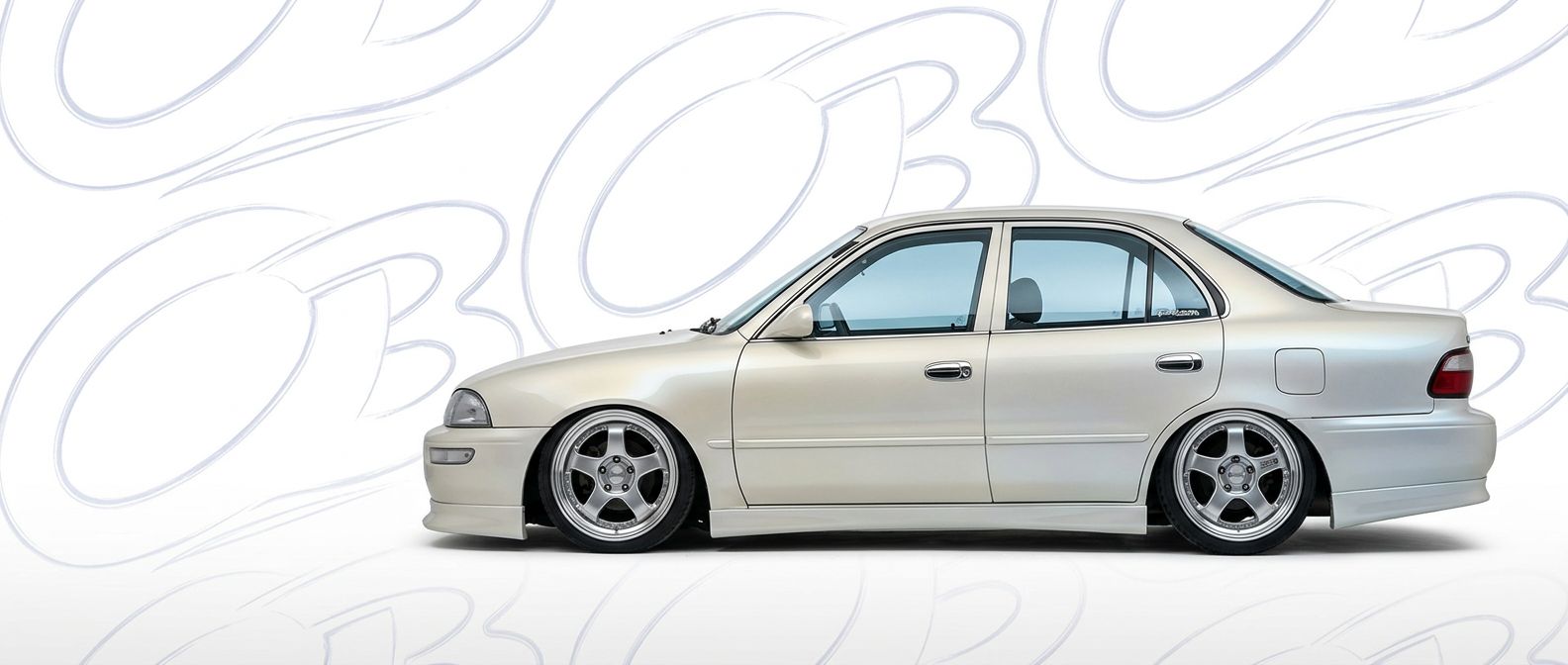 Top-tier 1995 GEO Prizm 1995 featuring a high-gloss finish and carbon fiber weave.