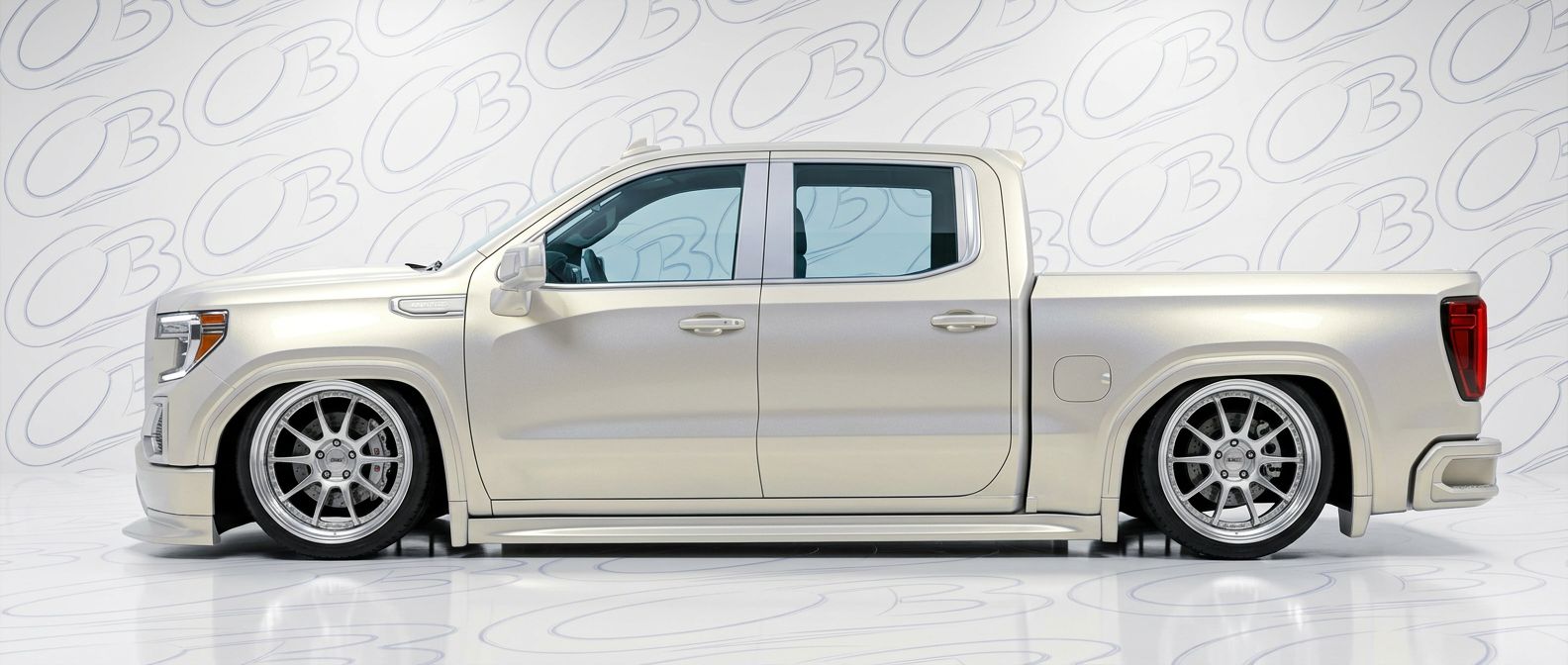 Front-angle view of  GMC  GMC - Durable and stylish exterior enhancement.