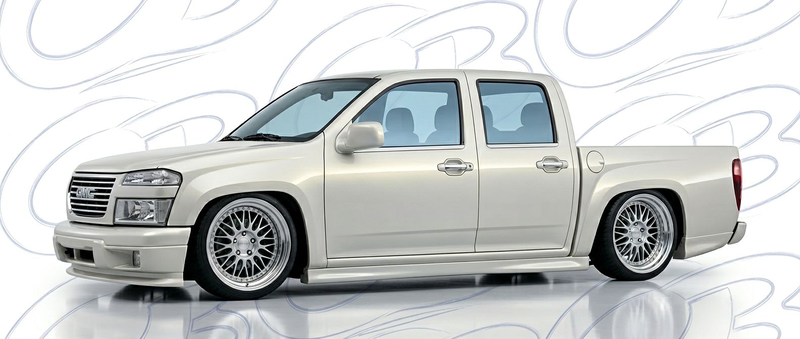 Front-angle view of 2009 GMC Canyon 2009 - Durable and stylish exterior enhancement.