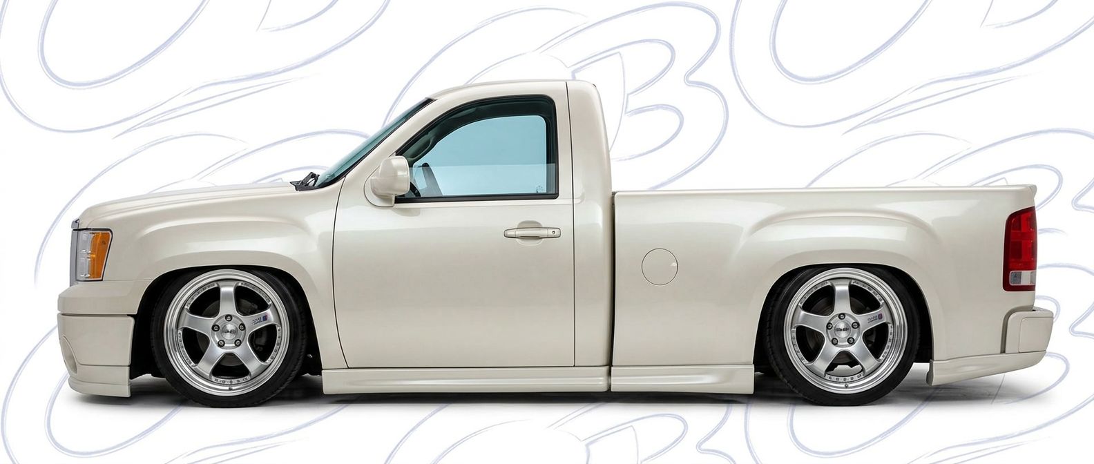 Aerodynamic 2007 GMC Sierra 2007 - Sleek design for enhanced vehicle styling.