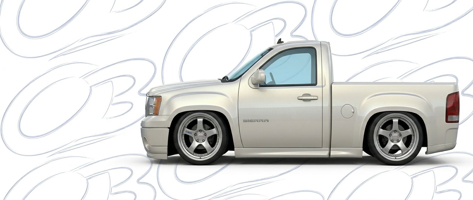 Aerodynamic 2011 GMC Sierra 2011 - Sleek design for enhanced vehicle styling.