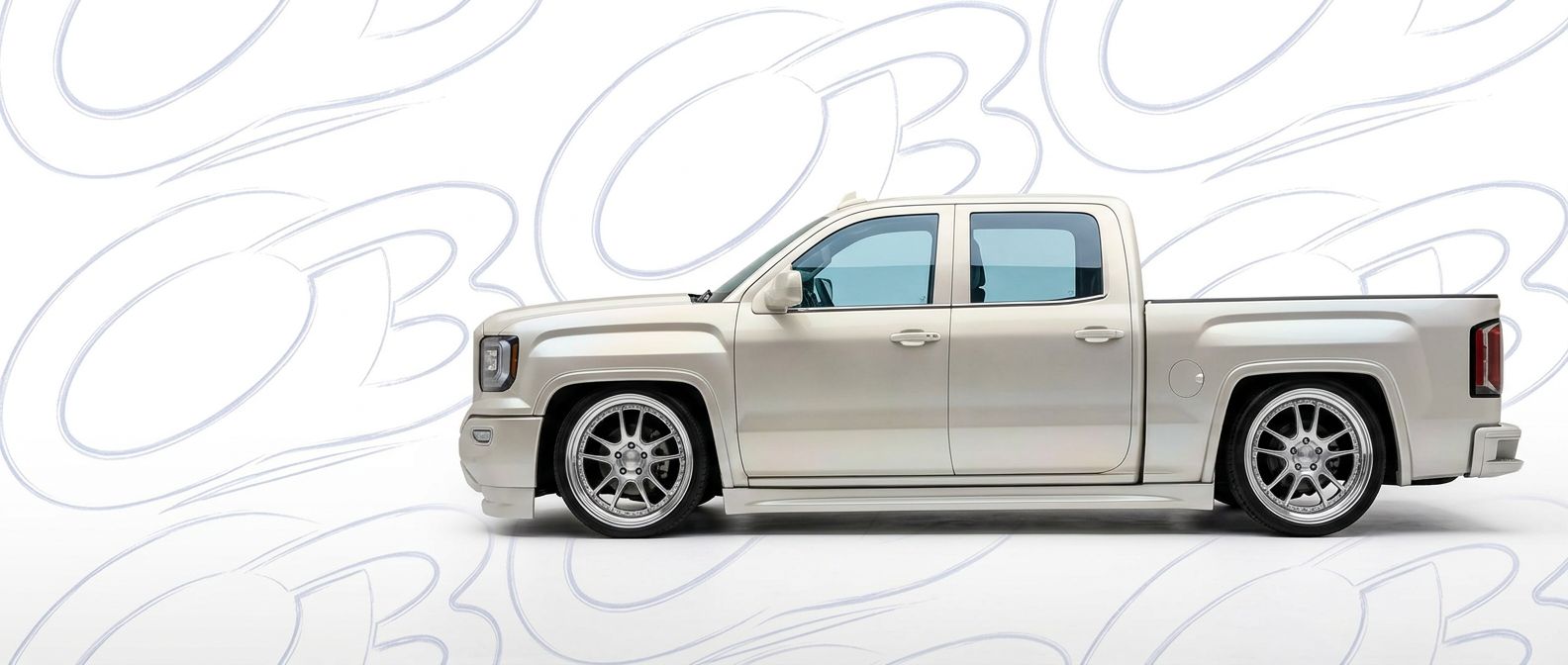 Professional automotive photography of a 2017 GMC Sierra with high-fidelity 2017.