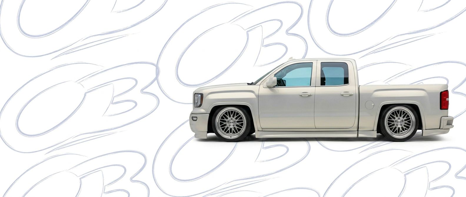 Aerodynamic  GMC Sierra Sierra - Sleek design for enhanced vehicle styling.