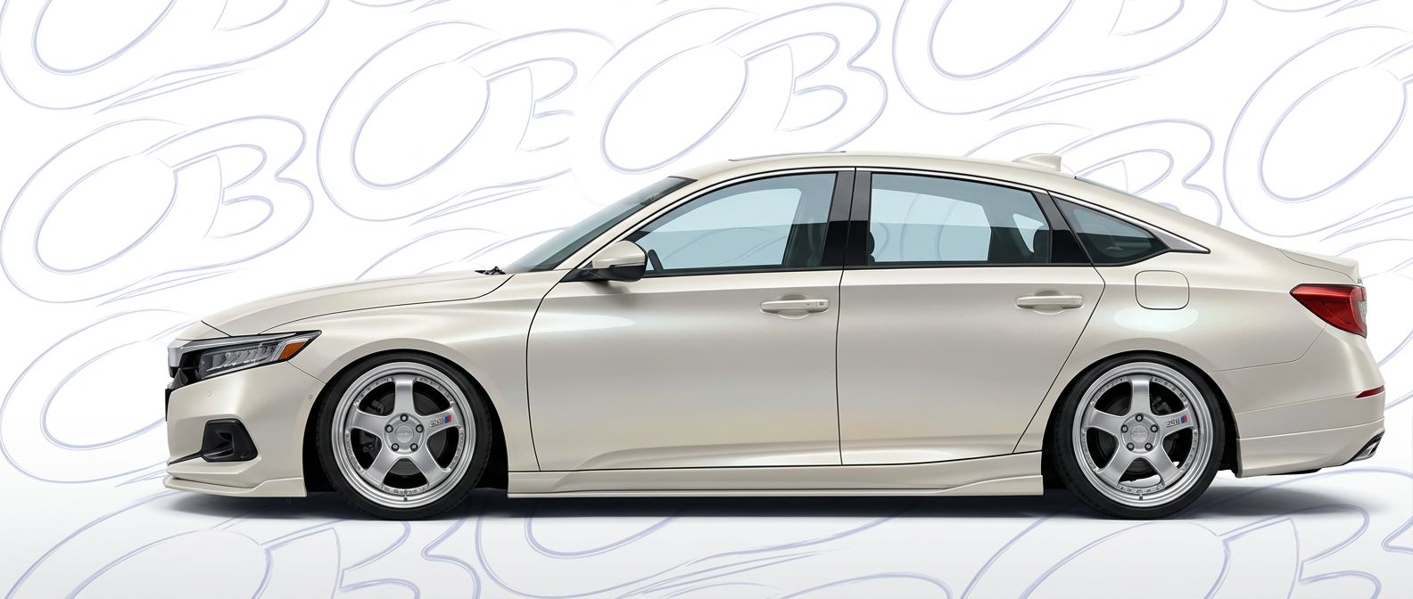 Top-tier 2021 Honda Accord 2021 featuring a high-gloss finish and carbon fiber weave.