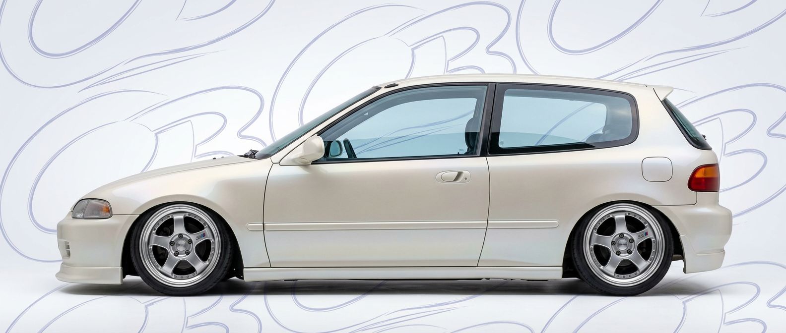 Honda Civic 1993 - Bodykits, Bumpers, Fenders and more... Professional automotive photography of a 1993 Honda Civic with high-fidelity 1993.