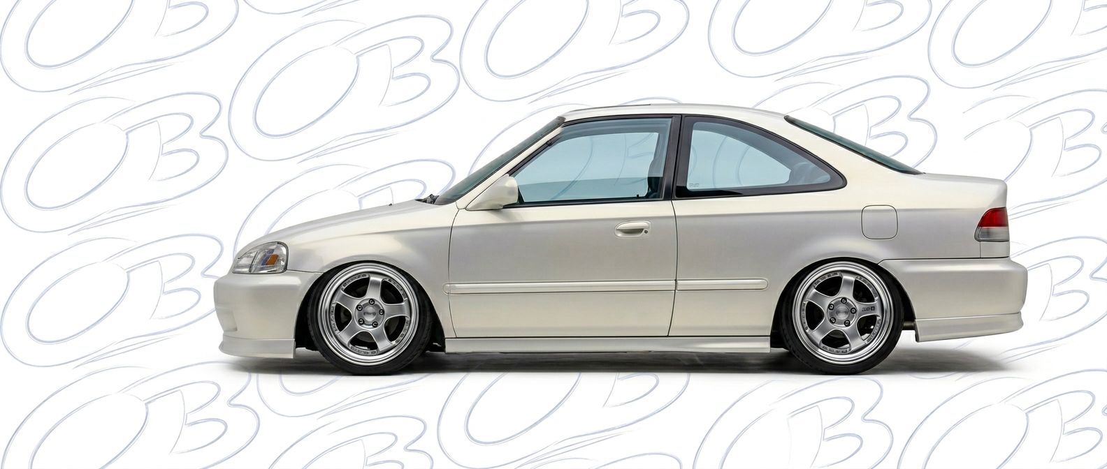 Front-angle view of 1997 Honda Civic 1997 - Durable and stylish exterior enhancement.