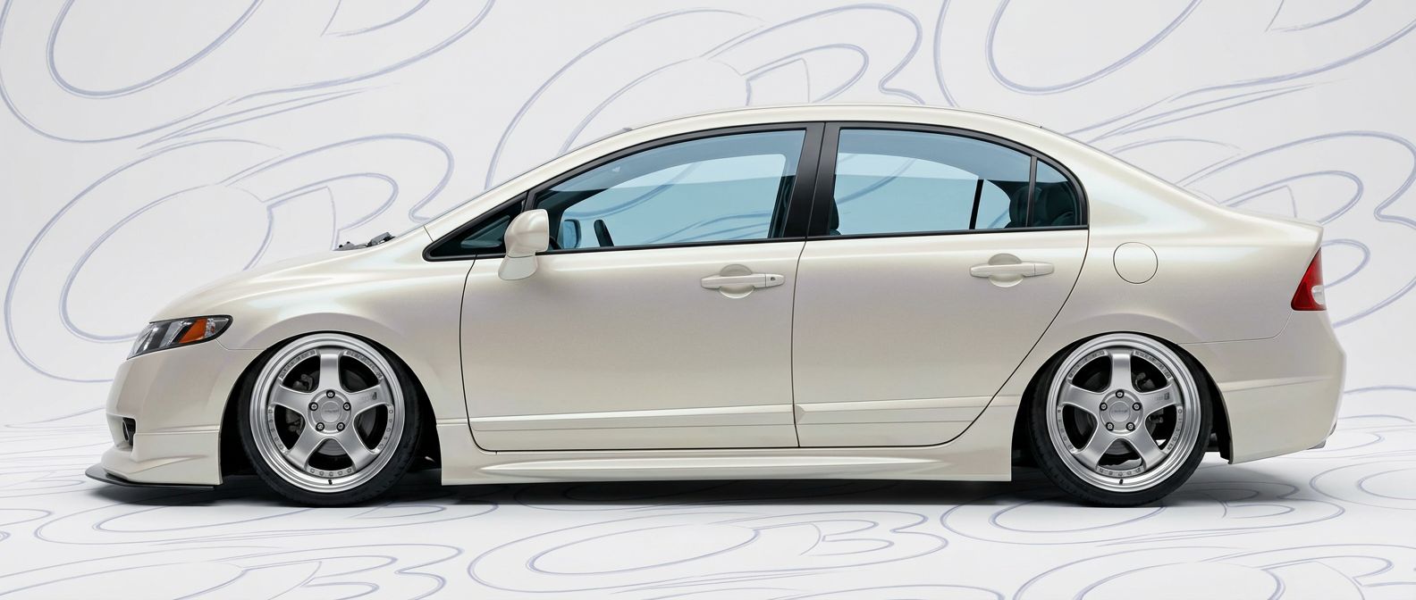 High-quality 2011 Honda Civic 2011 exterior shot with professional studio lighting.