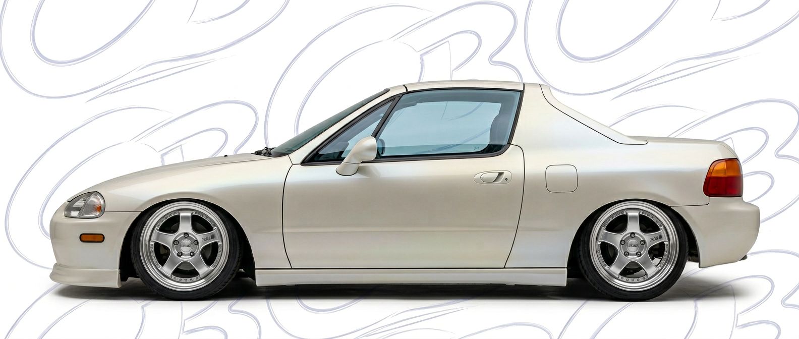 Aerodynamic 1994 Honda Civic del Sol 1994 - Sleek design for enhanced vehicle styling.