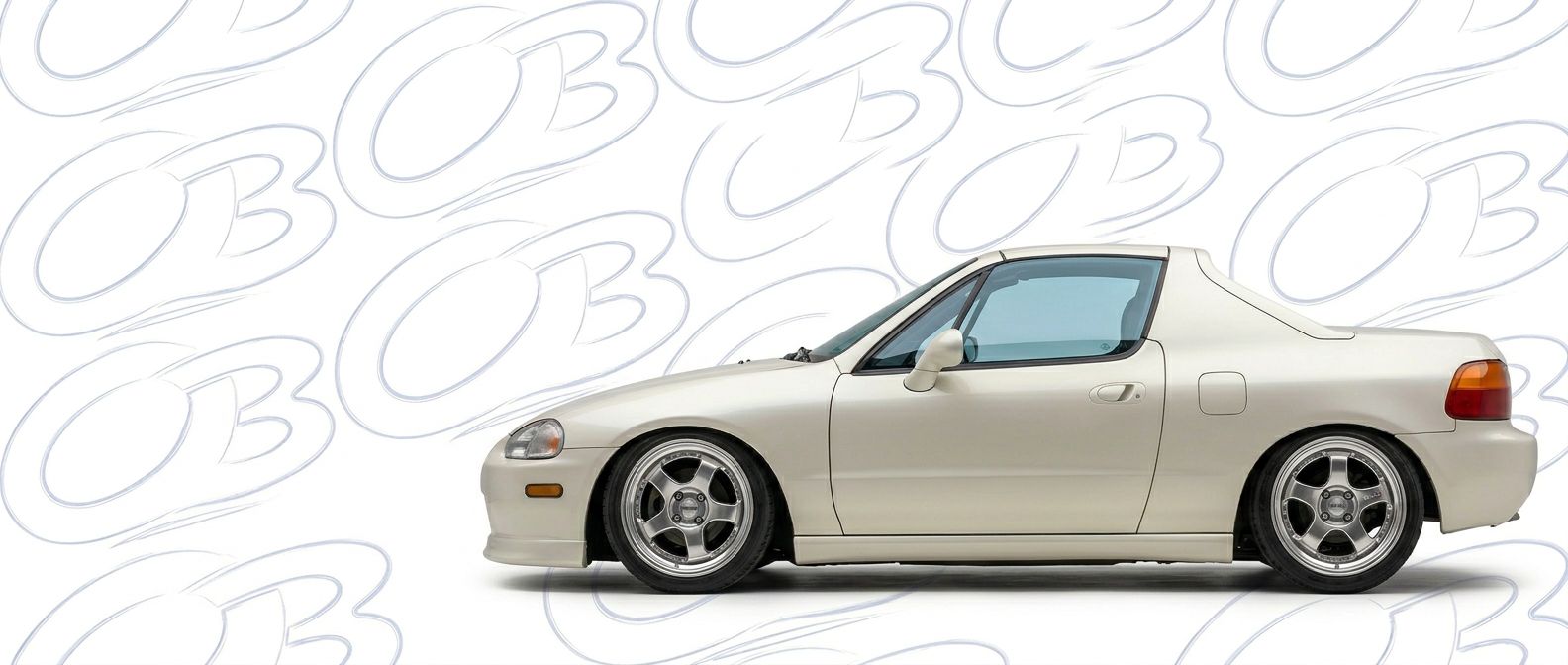 Aerodynamic 1995 Honda Civic del Sol 1995 - Sleek design for enhanced vehicle styling.