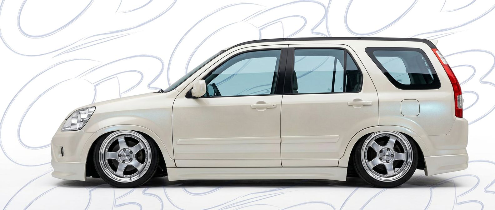 Aerodynamic 2001 Honda CR-V 2001 - Sleek design for enhanced vehicle styling.