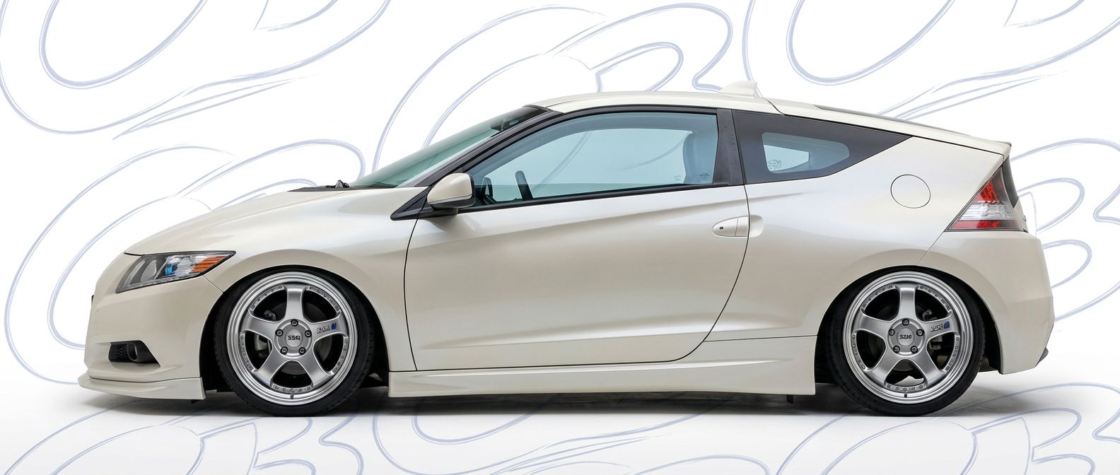 Professional automotive photography of a 2012 Honda CR-Z with high-fidelity 2012.