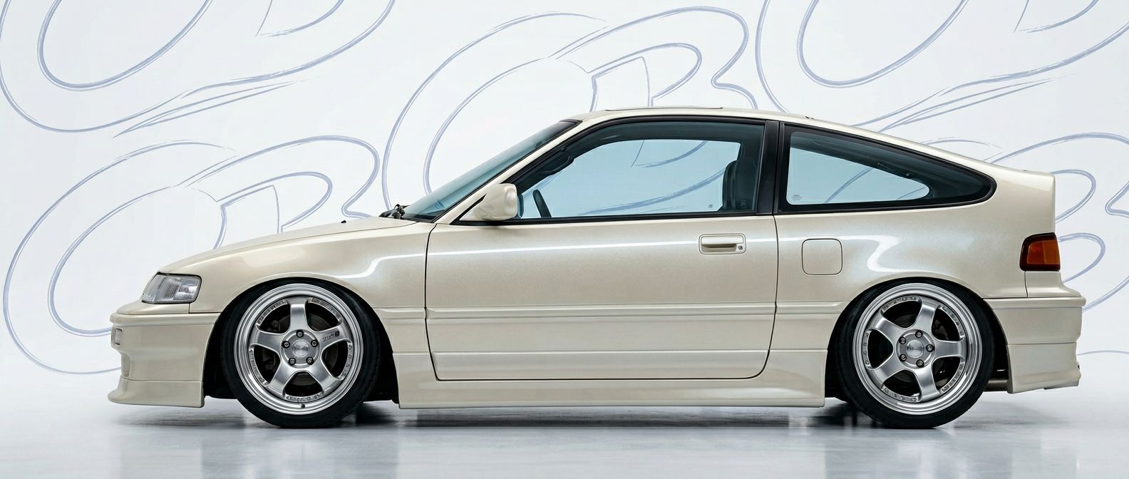 Detailed view of 1988 Honda CRX 1988 featuring lightweight, durable construction.