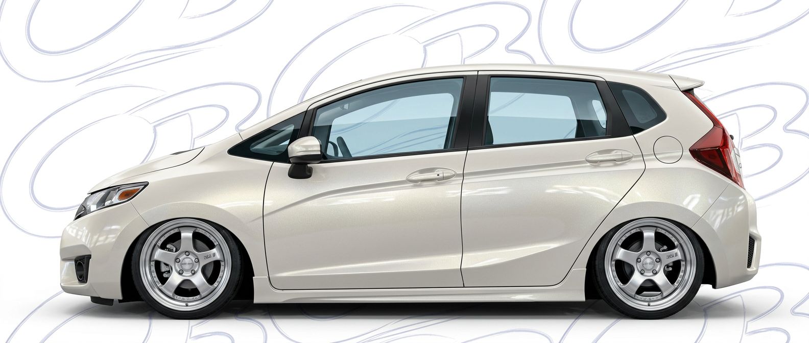 Front-angle view of 2015 Honda Fit 2015 - Durable and stylish exterior enhancement.