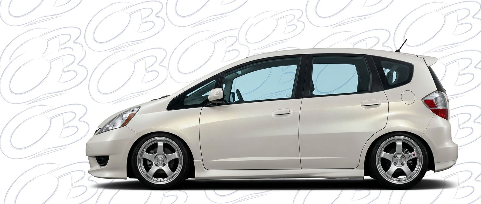 Aerodynamic  Honda Fit Fit - Sleek design for enhanced vehicle styling.