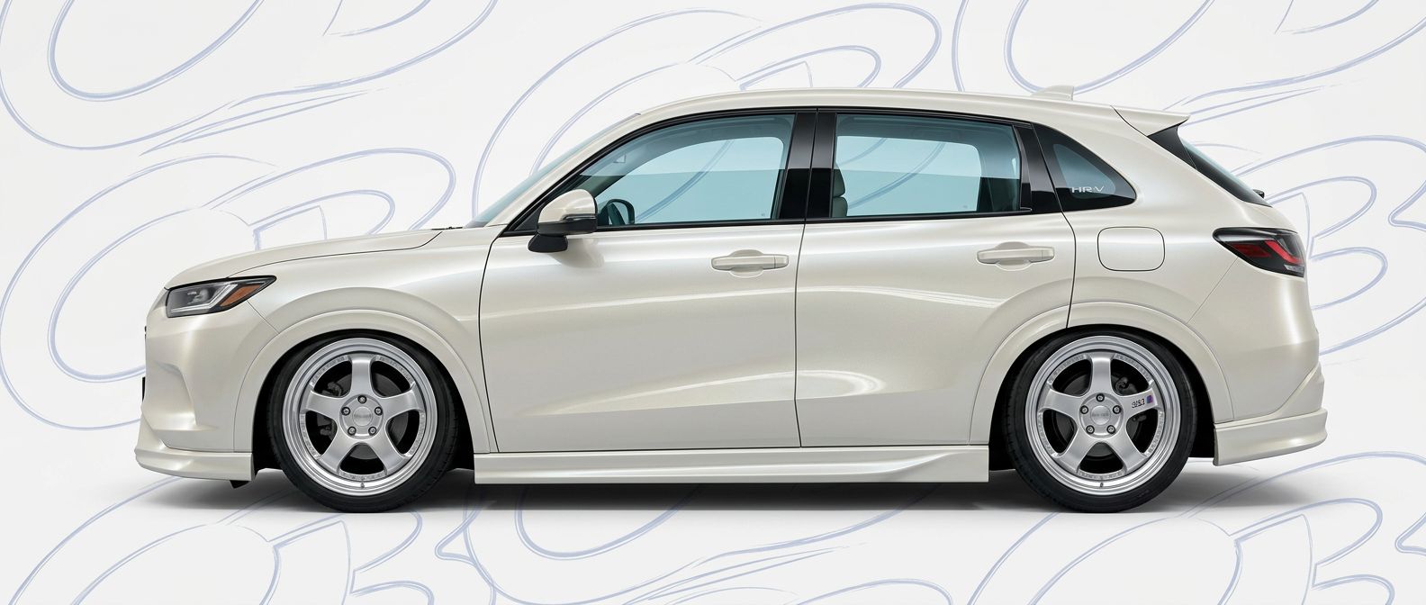 Professional automotive photography of a  Honda HR-V with high-fidelity HR-V.