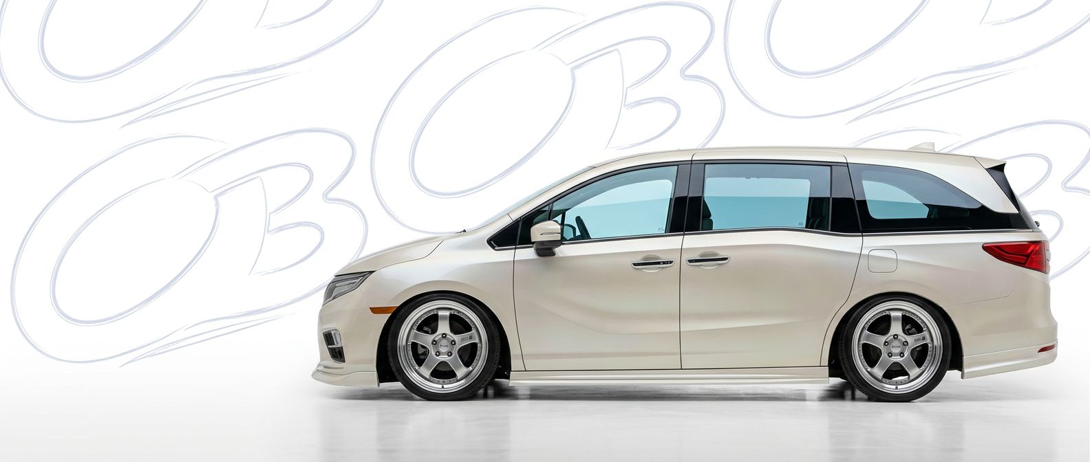 Aerodynamic  Honda Odyssey Odyssey - Sleek design for enhanced vehicle styling.