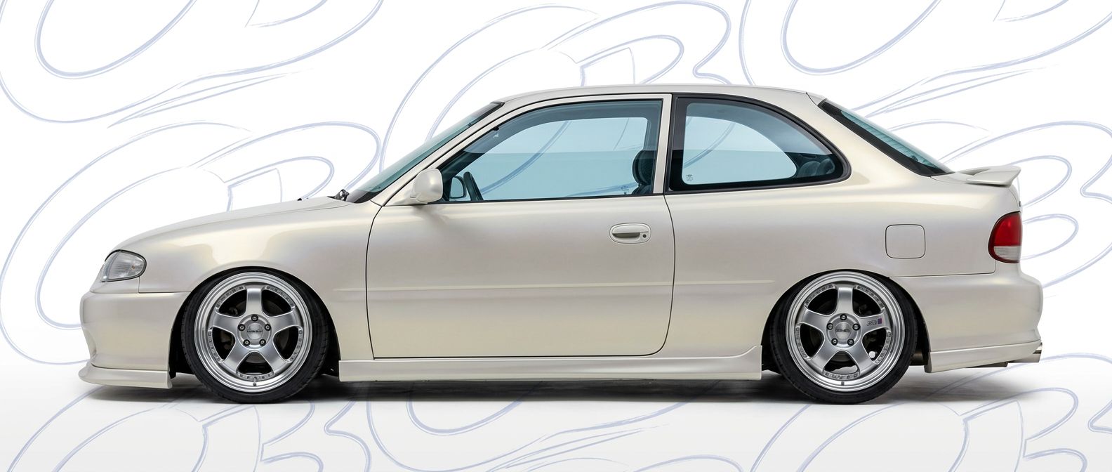 Custom 1995 for 1995 Hyundai Accent - Premium aerodynamic automotive body parts.