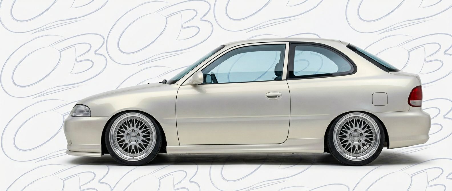 High-quality 1999 Hyundai Accent 1999 exterior shot with professional studio lighting.