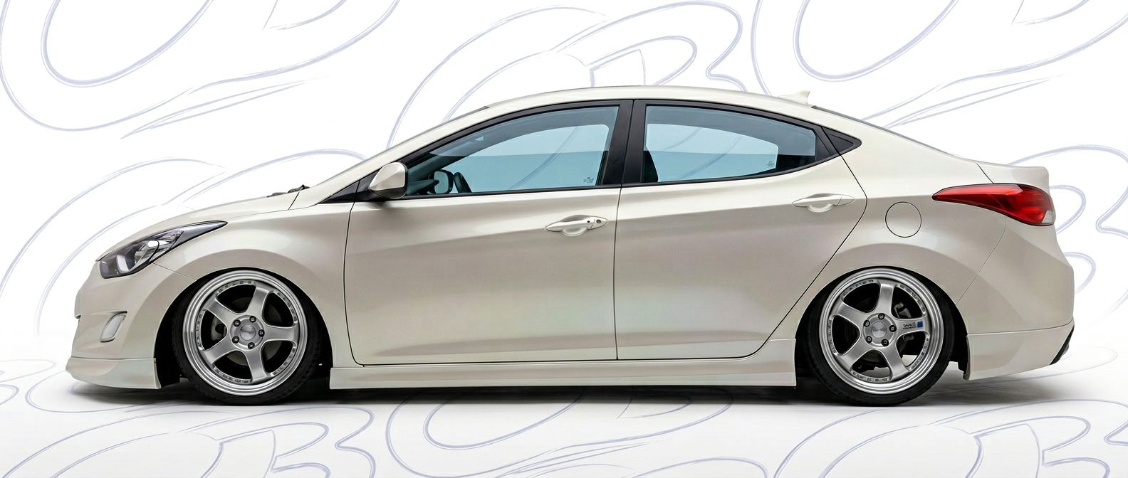 Hyundai Elantra 2011 - Bodykits, Bumpers, Fenders and more... High-quality 2011 Hyundai Elantra 2011 exterior shot with professional studio lighting.