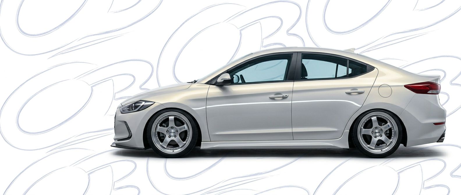 Custom 2018 for 2018 Hyundai Elantra - Premium aerodynamic automotive body parts.