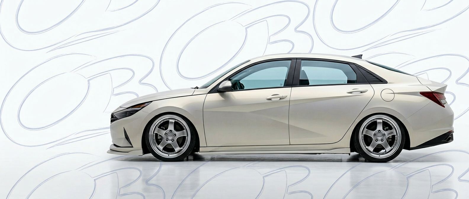 High-quality 2022 Hyundai Elantra 2022 exterior shot with professional studio lighting.