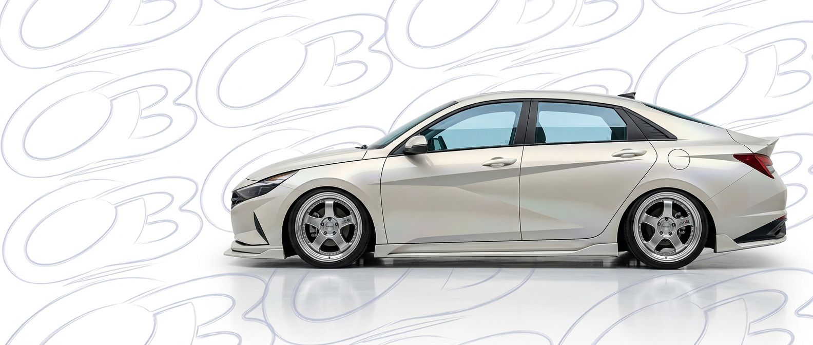 Aerodynamic 2024 Hyundai Elantra 2024 - Sleek design for enhanced vehicle styling.