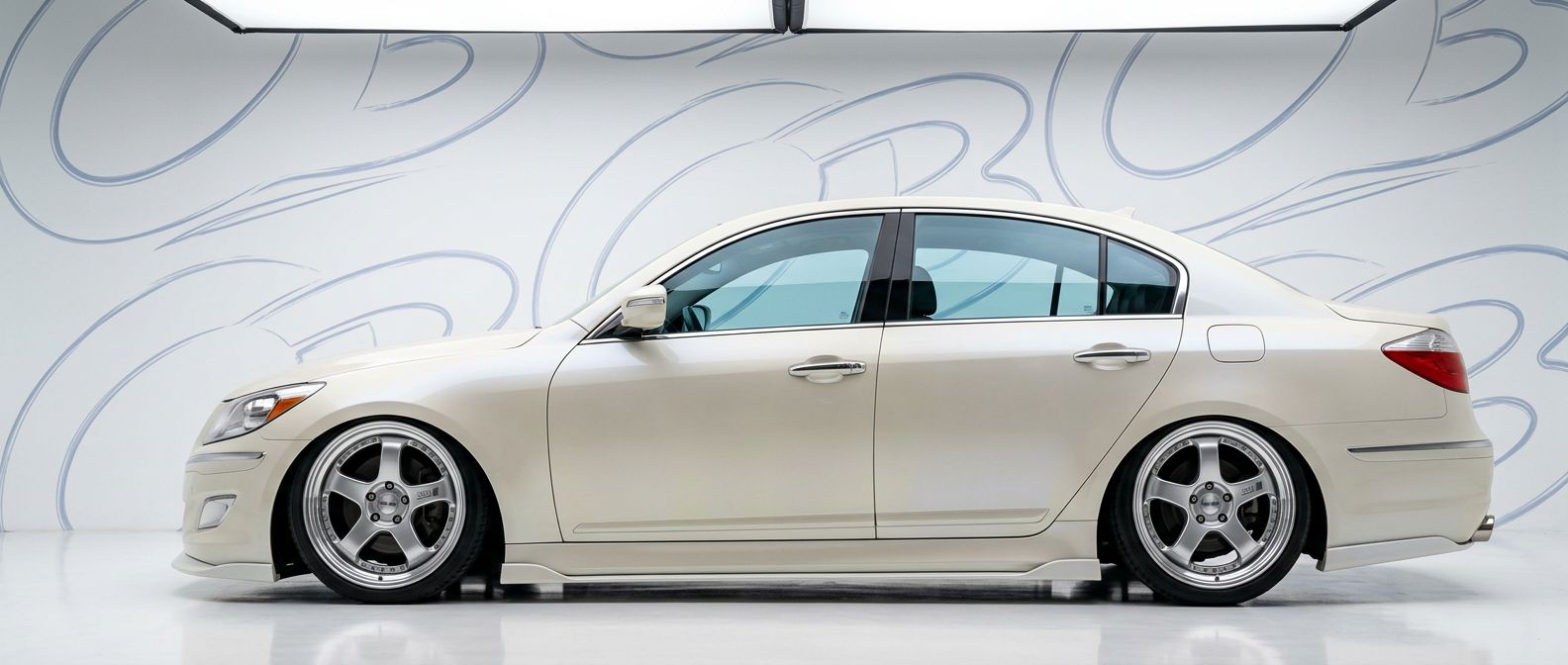 Hyundai Genesis 2011 - Bodykits, Bumpers, Fenders and more... Detailed view of 2011 Hyundai Genesis 2011 featuring lightweight, durable construction.