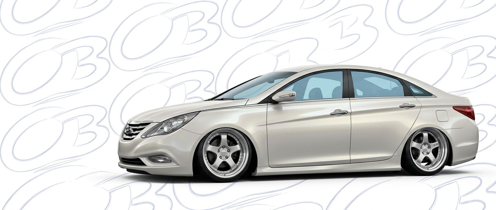 Front-angle view of 2014 Hyundai Sonata 2014 - Durable and stylish exterior enhancement.