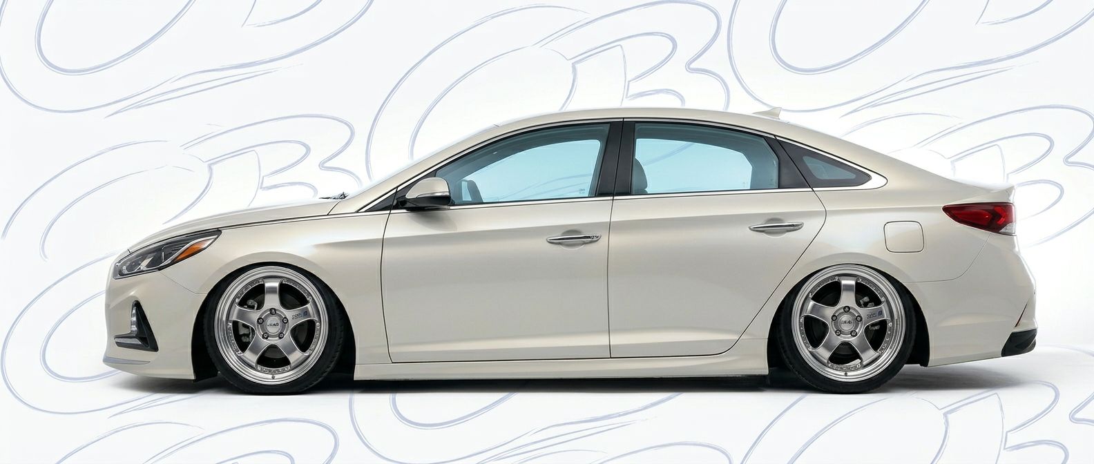 High-quality  Hyundai Sonata Sonata exterior shot with professional studio lighting.