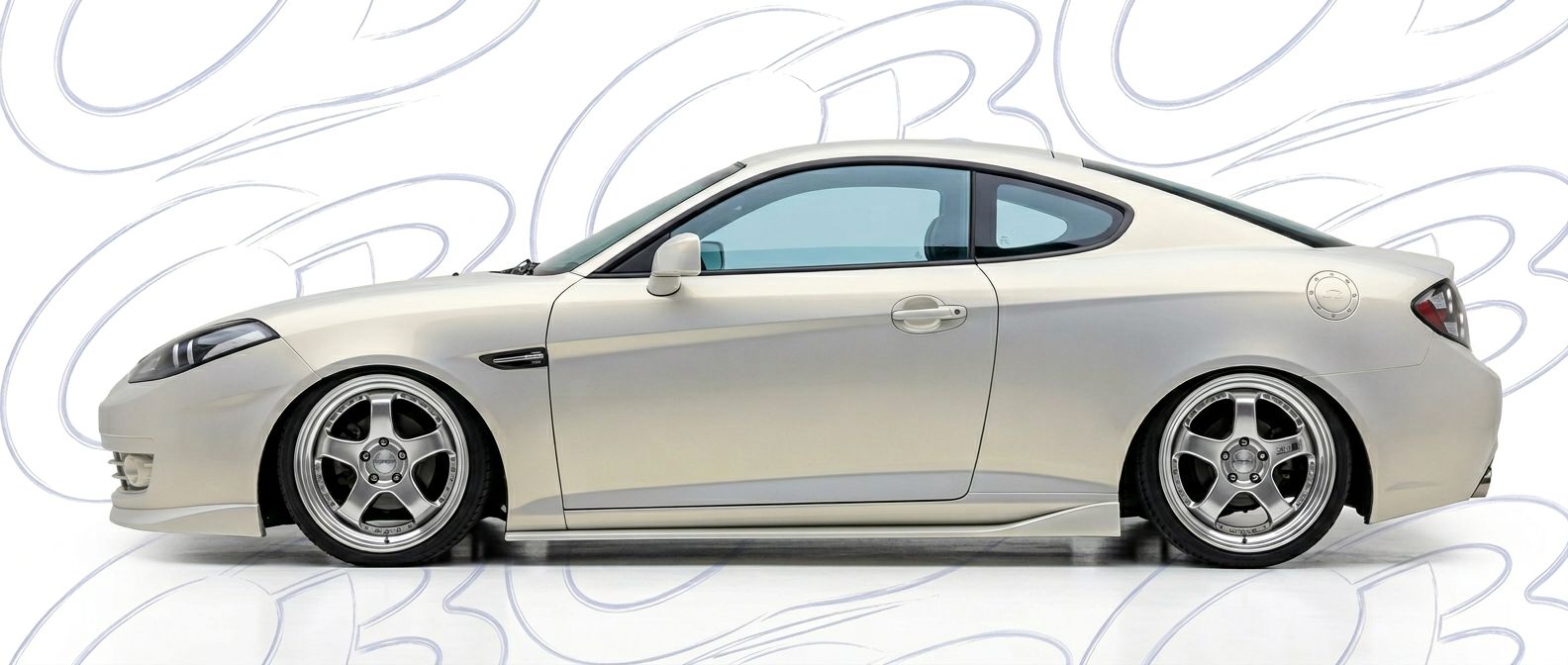 High-quality 2006 Hyundai Tiburon 2006 exterior shot with professional studio lighting.