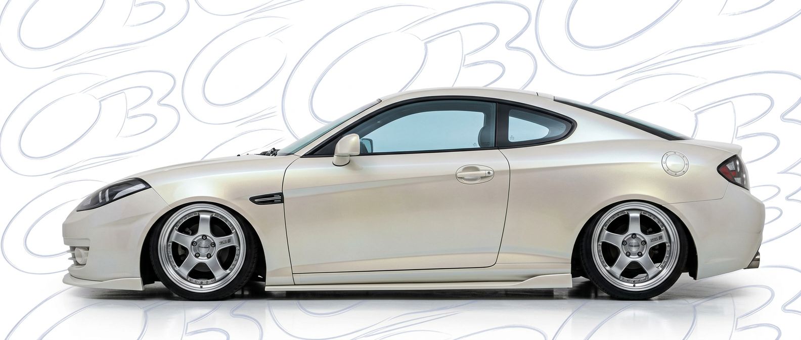 Detailed view of 2008 Hyundai Tiburon 2008 featuring lightweight, durable construction.